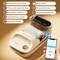 Label Maker Machine, 2 inches Portable Bluetooth Retro Label Printer with Tape, Inkless Label Maker Handheld (Milky White)